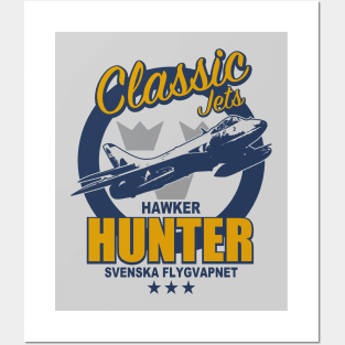 Swedish Hawker Hunter Posters and Art